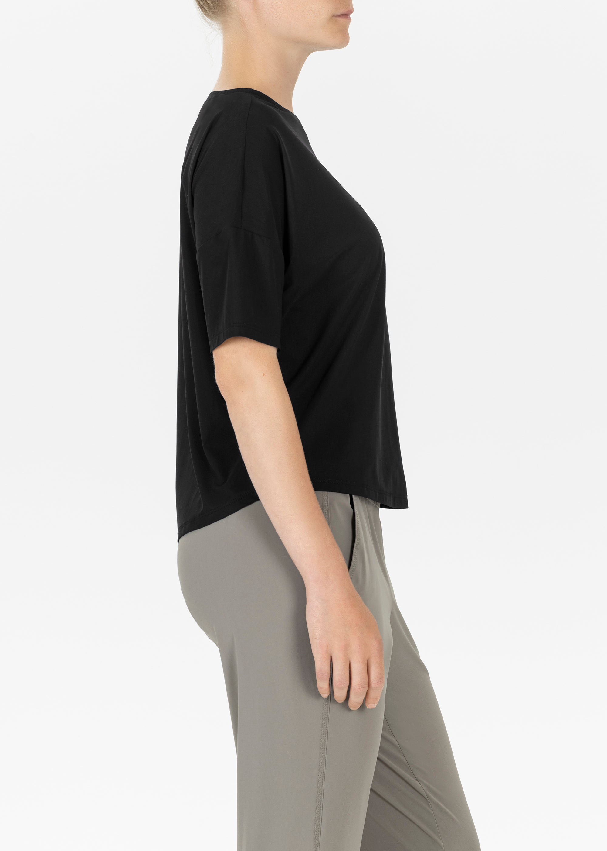 Stehmann Umi Sporty Tec Light T-Shirt schwarz Relaxed Fit