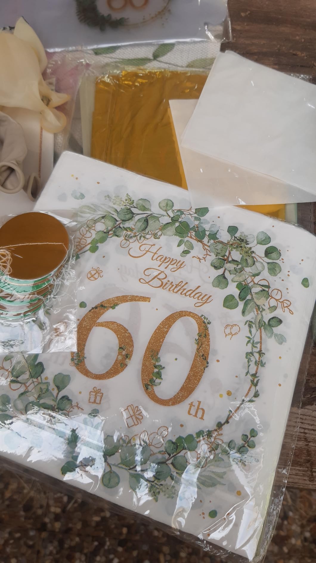 YYDSXK 30. Geburtstag Deko Set Salbeigrün Gold 30 Jahre