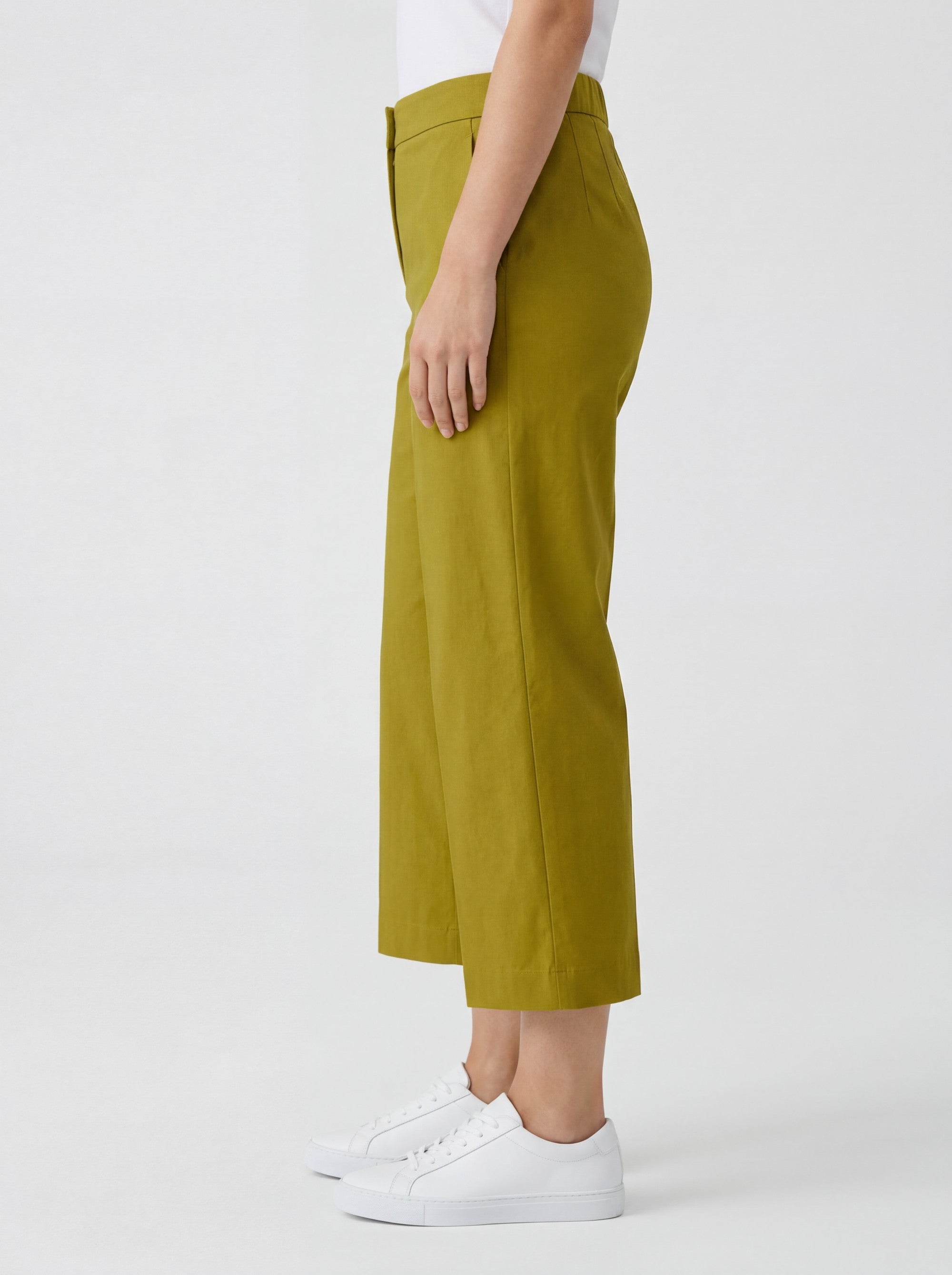 Stehmann Fenja Culotte pistachio Gr. 34 Bengaline Wide-Leg