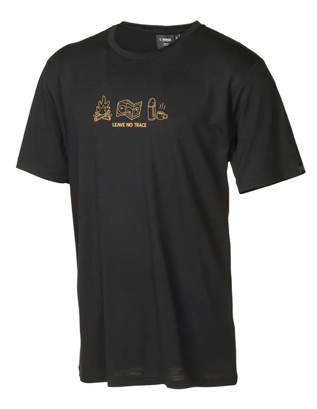 Ivanhoe Ceasar Adventure Merino T-Shirt Herren Black 160 g/m²