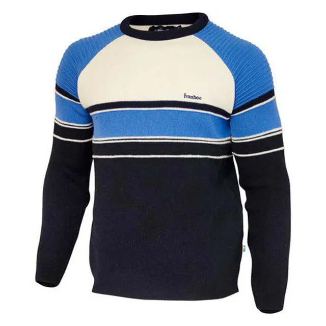 Ivanhoe Retro Lake Placid Wollpullover Unisex Electric Blue