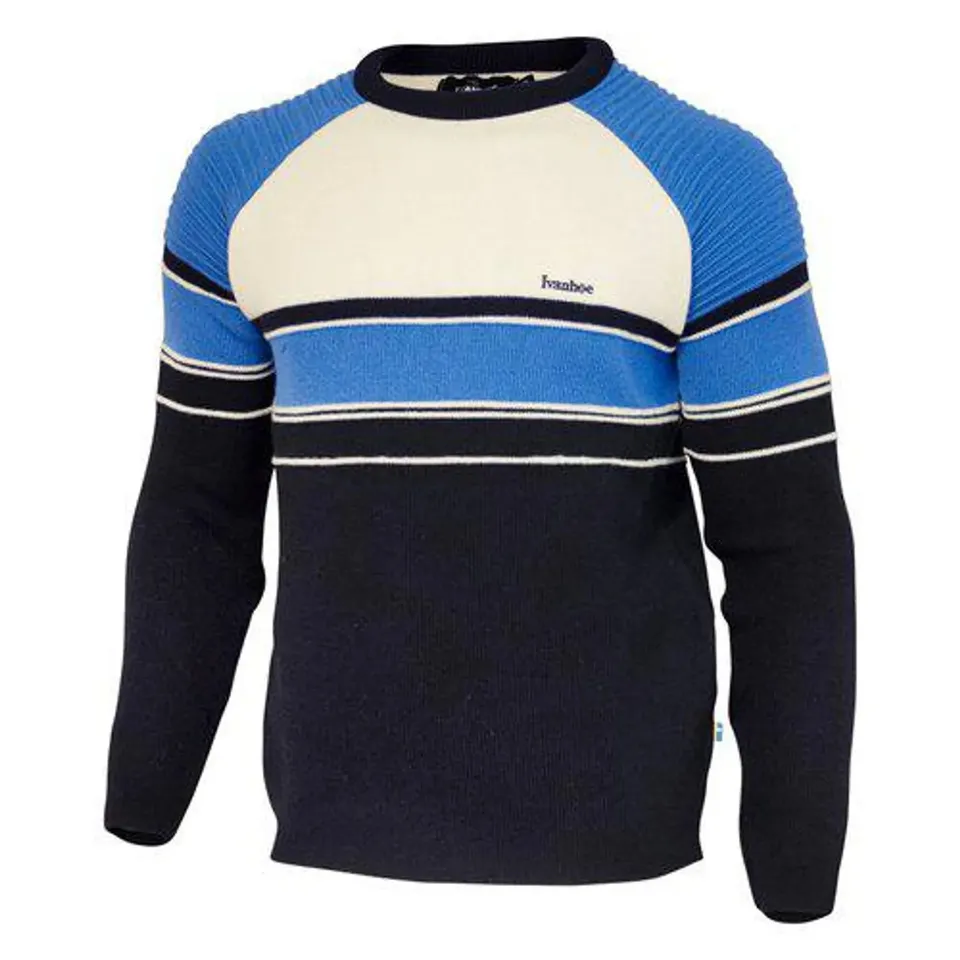 Ivanhoe Retro Lake Placid Wollpullover Unisex Electric Blue