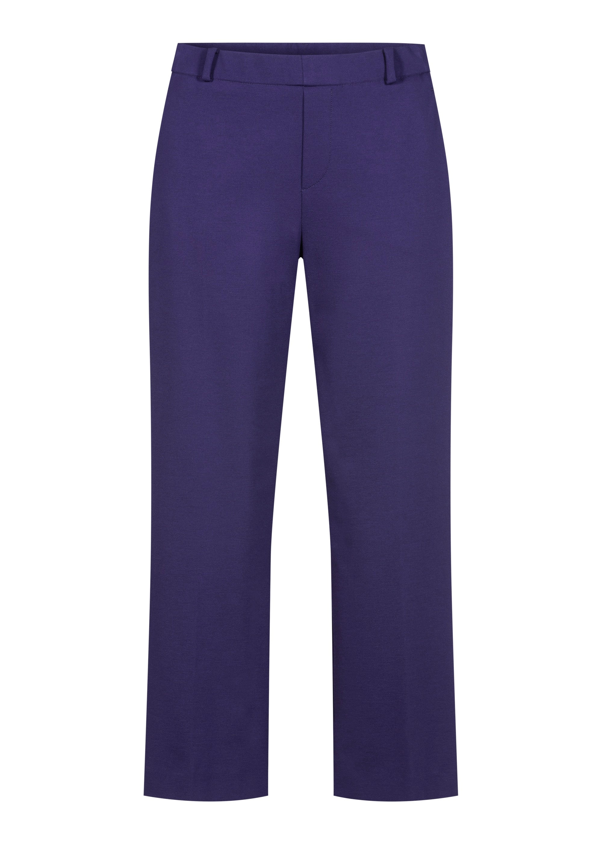 Stehmann Fenja Culotte Jersey dark violet Bügelfalte