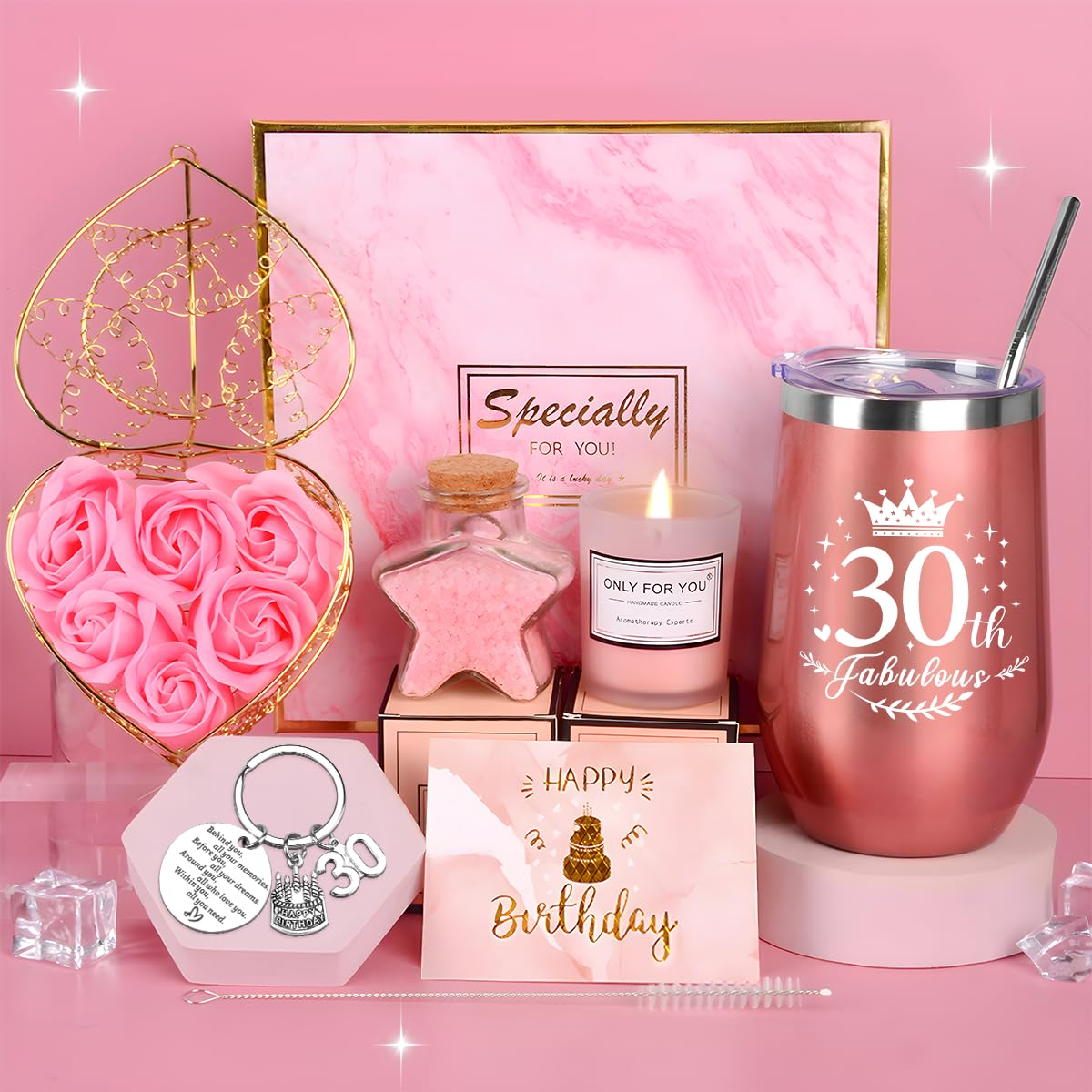 YYDSXK 40. Geburtstag Weinbecher Geschenkset Edelstahl 16oz