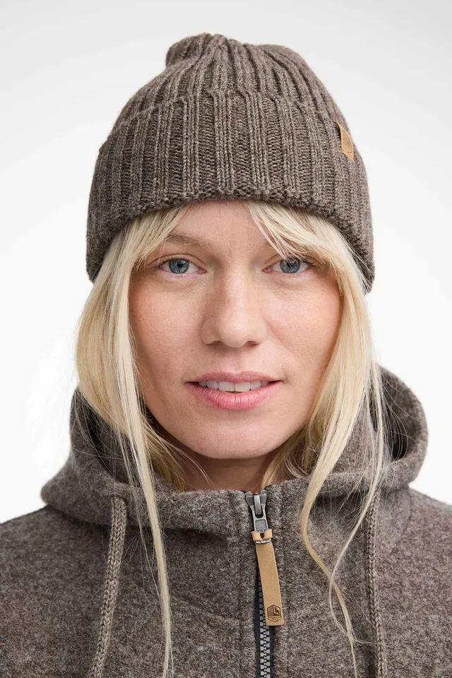 Ivanhoe NLS Rib Hat Wollmütze Nutmeg One Size 100% Wolle