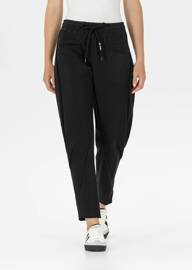 Stehmann Raveni Jogpants 7/8 bonded schwarz O-Shape