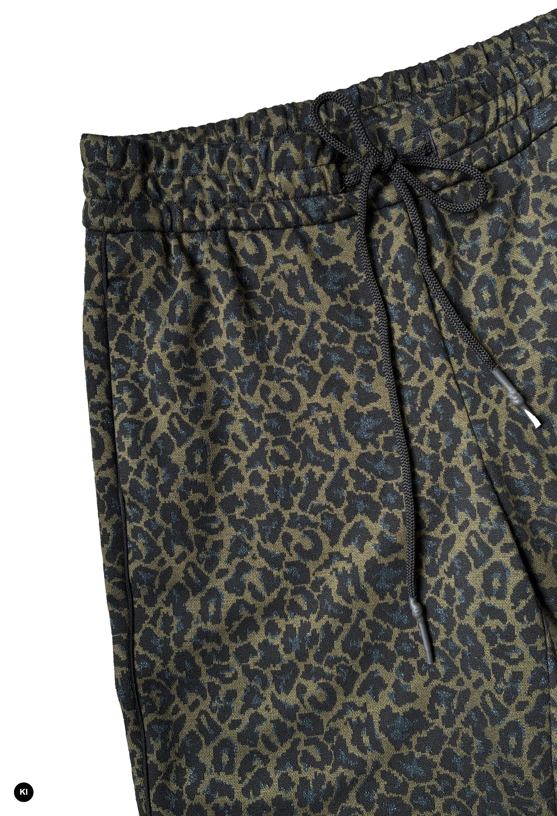 Stehmann Romisa Culotte Jogpants oliv Leo Lurex