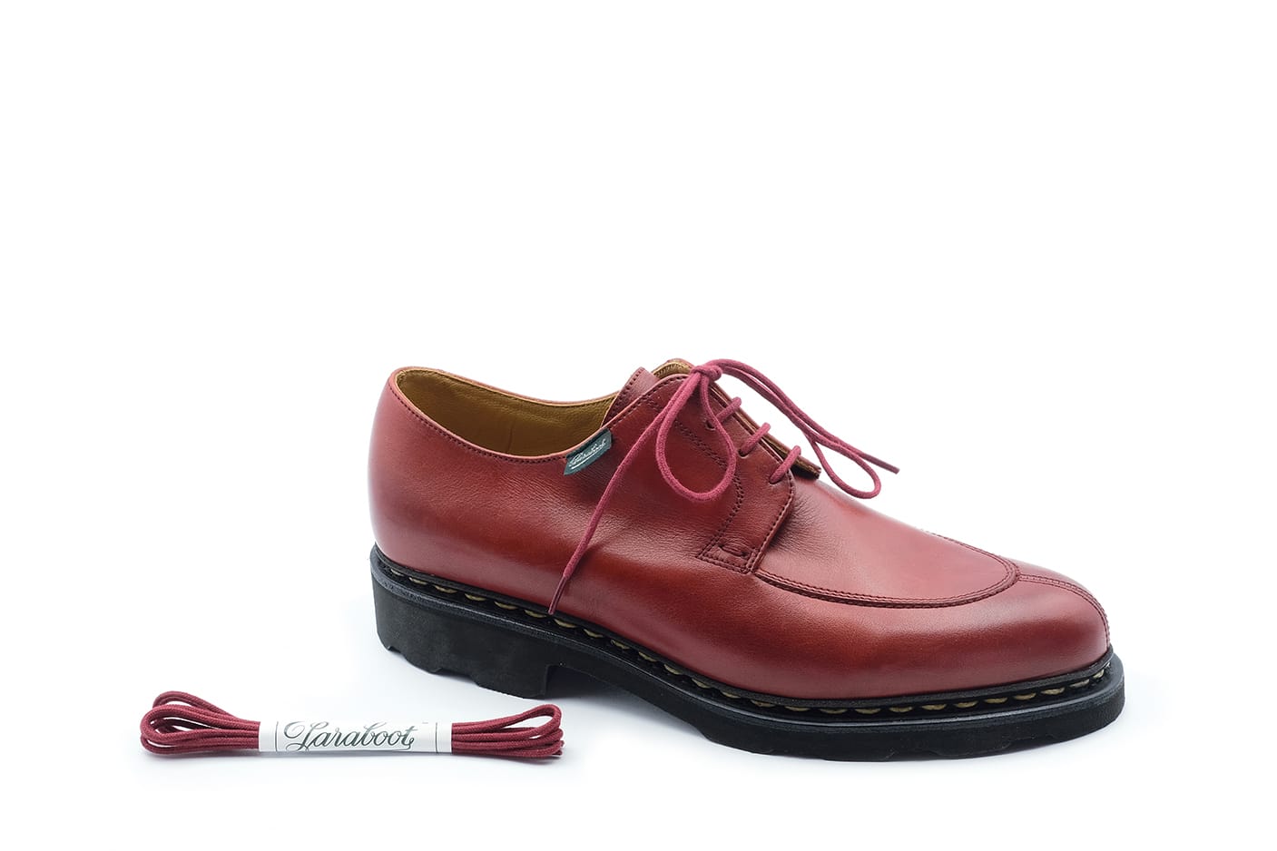 Paraboot Laces Schnürsenkel Rouge fein rot