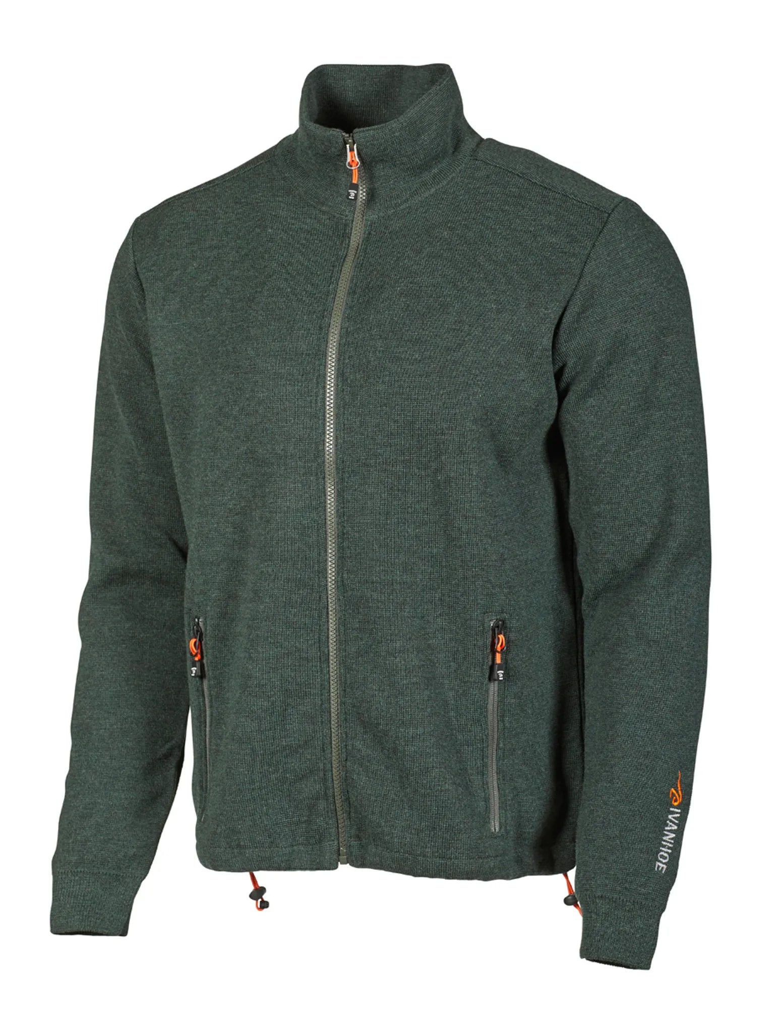 Ivanhoe Hadar Full Zip Herren Wolljacke Rifle Green Merino