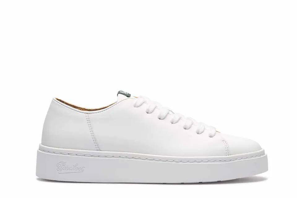 Paraboot Supernova Sneaker Weiß Allure Blanche-Lisse Leder