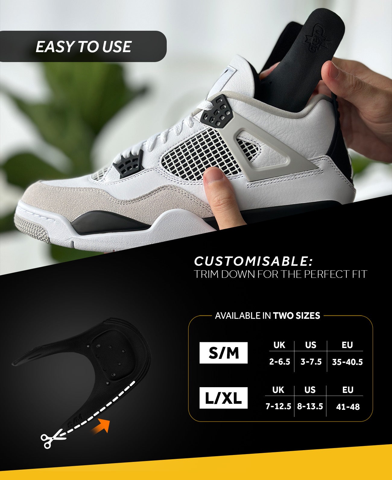 Crep Protect Sneaker Guards 2.0 Knickschutz Large EU 40-46,5