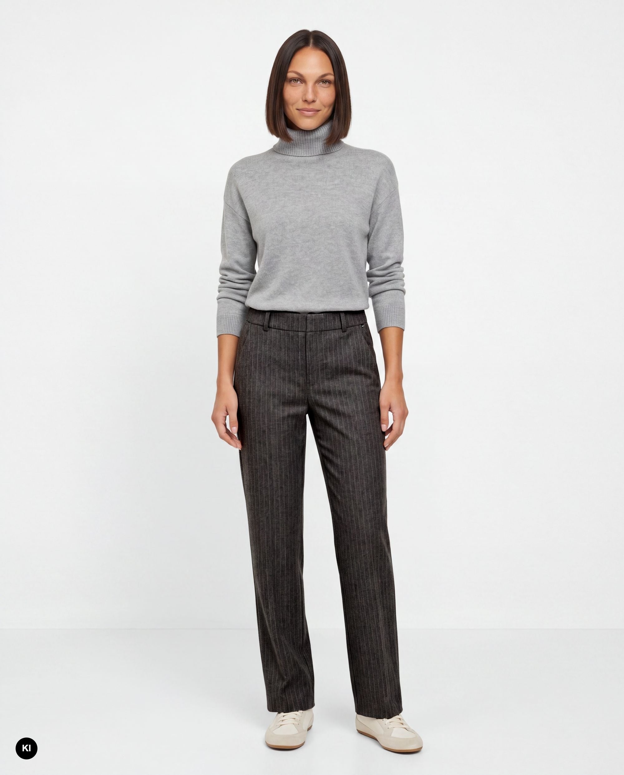 Stehmann Fenja Classic Pinstripes Culotte anthrazit
