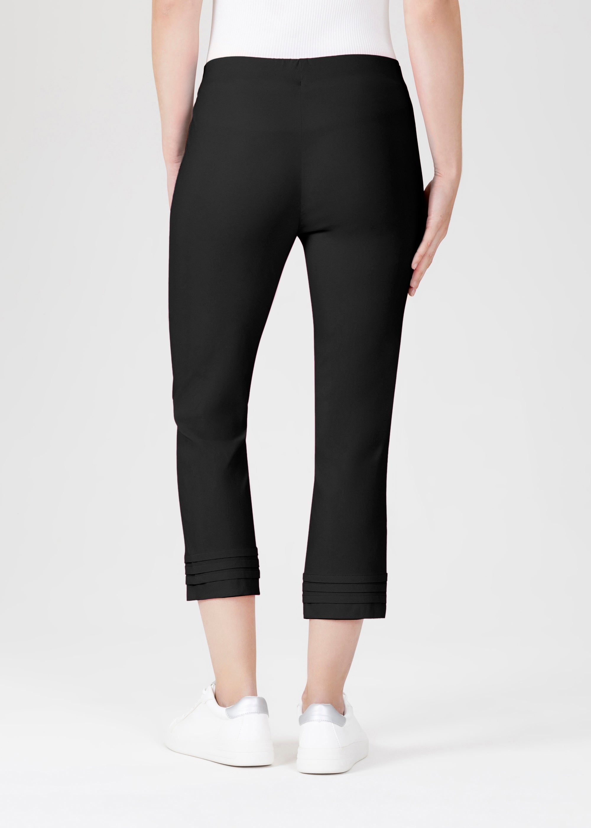Stehmann Ina 6/8 Hose Sommer Bengaline Schwarz
