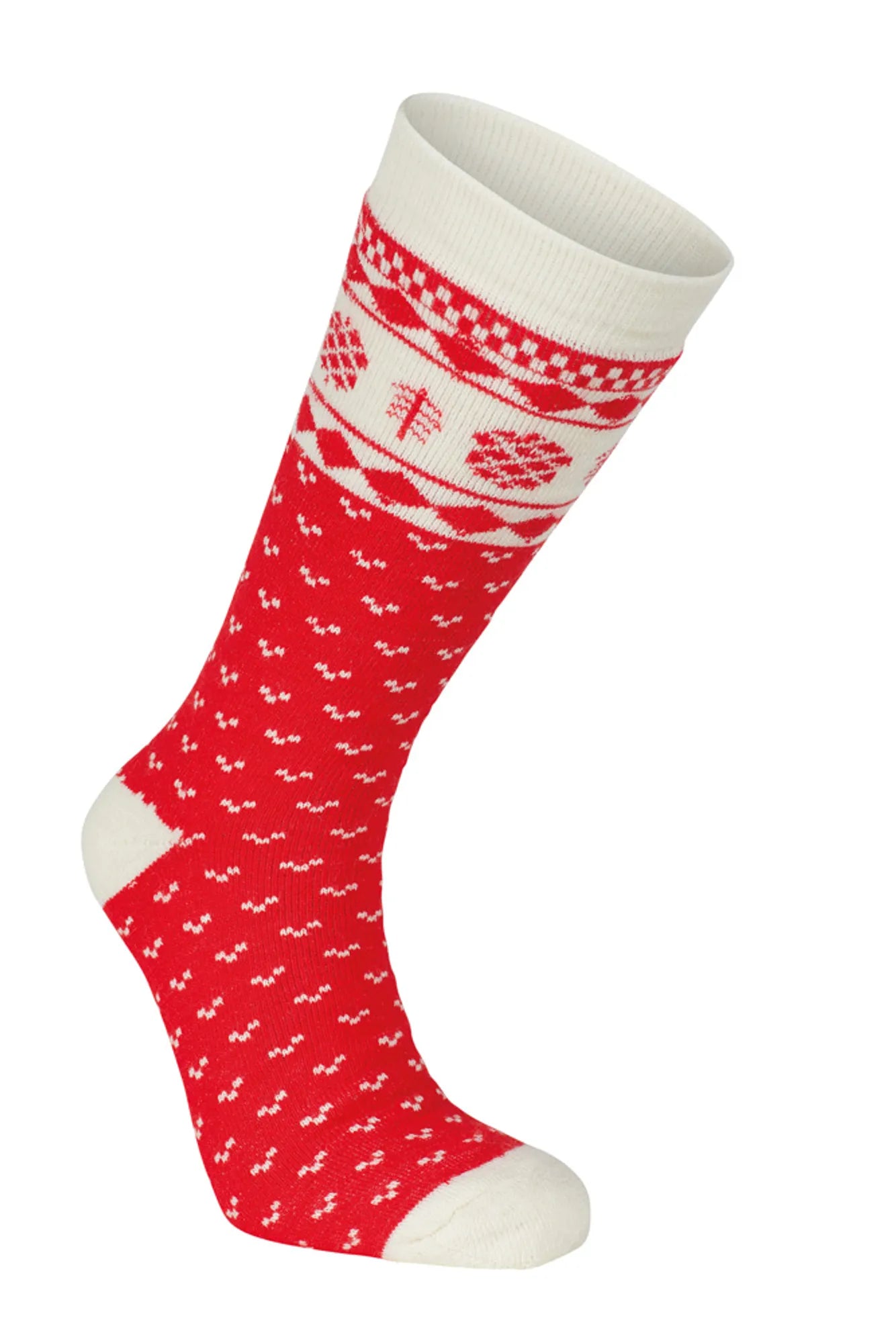 Ivanhoe Ullstrumpor Wool Sock Folklore Wollsocken 39-42 Chili-Rot Merino