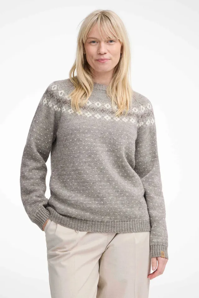 Ivanhoe Sire Crewneck Wollpullover Vanilla Sugar 100% Wolle