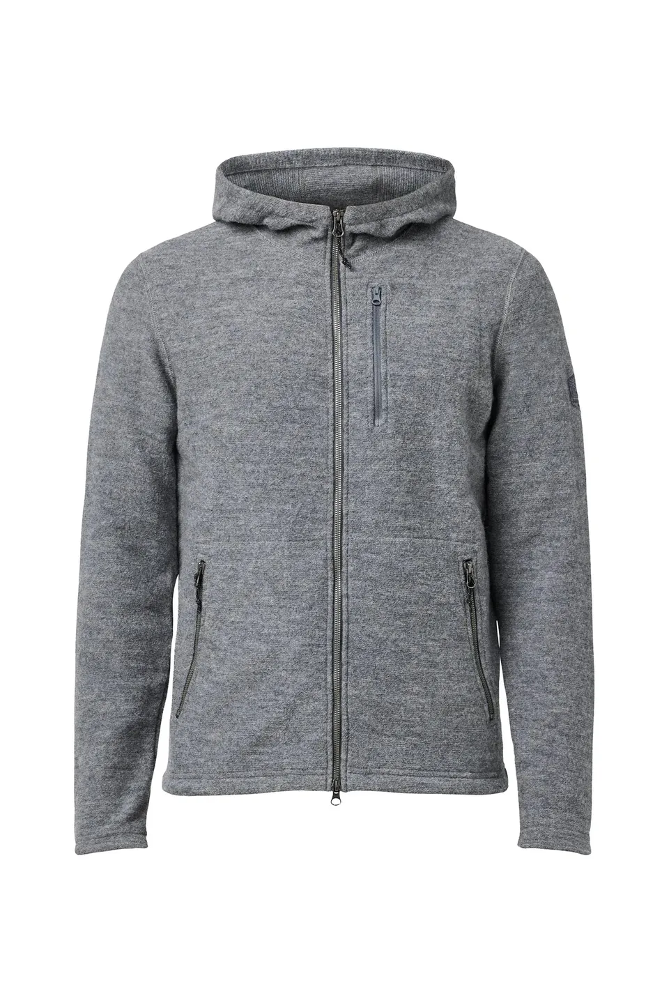 Ivanhoe Titus Hood Hoodie Herren Grey Gr.L 98% Wolle