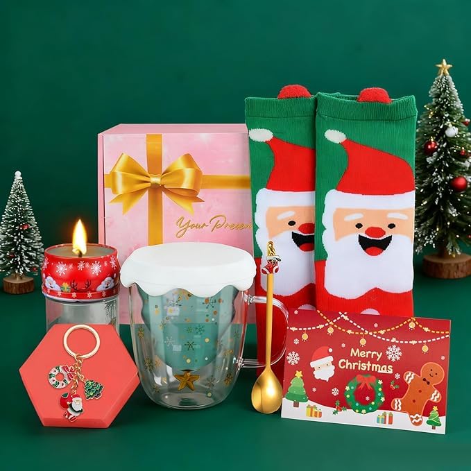 YYDSXK Doppelwandige Gläser Wichtelgeschenk Frauen