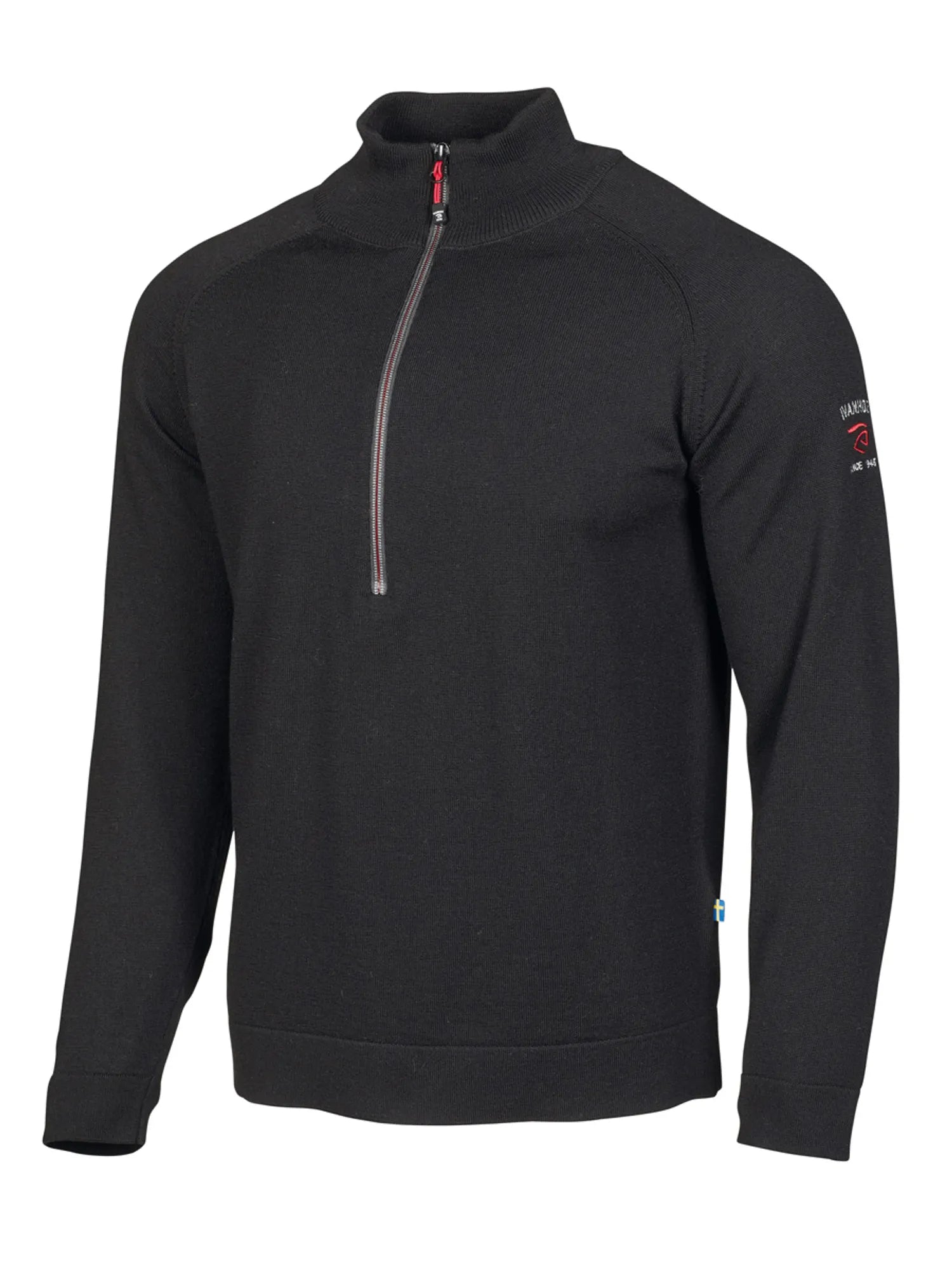 Ivanhoe Jojje Half Zip Pullover Schwarz Größe M Merino