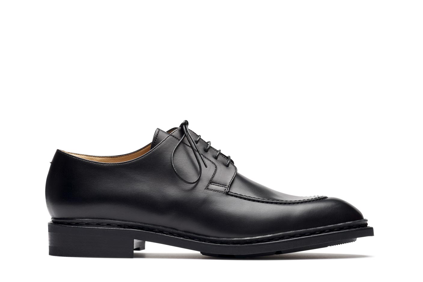 Paraboot Rousseau Actem Derby Schwarz Glattleder