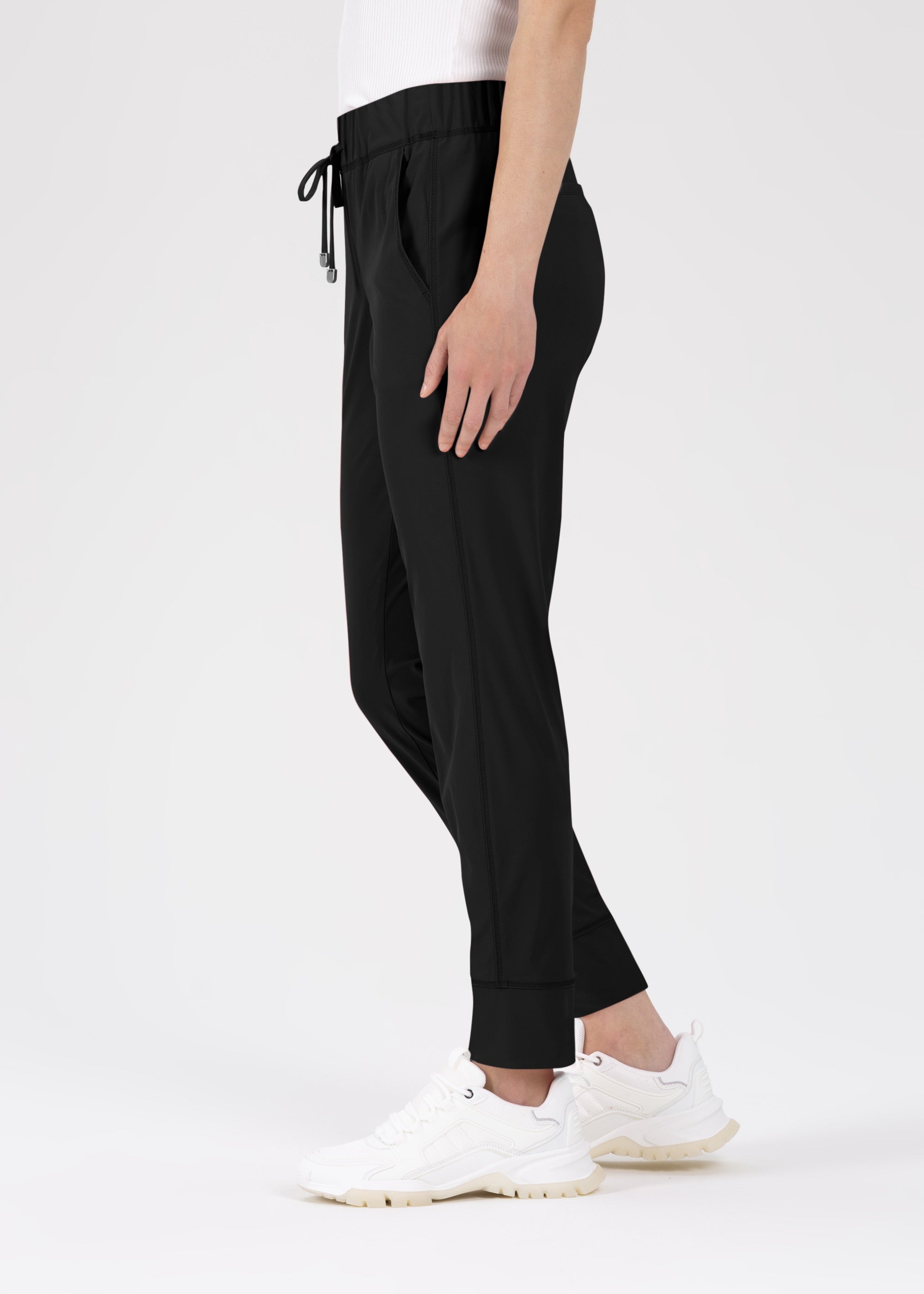 Stehmann Roxana Jogpants schwarz leichte Jersey-Qualität