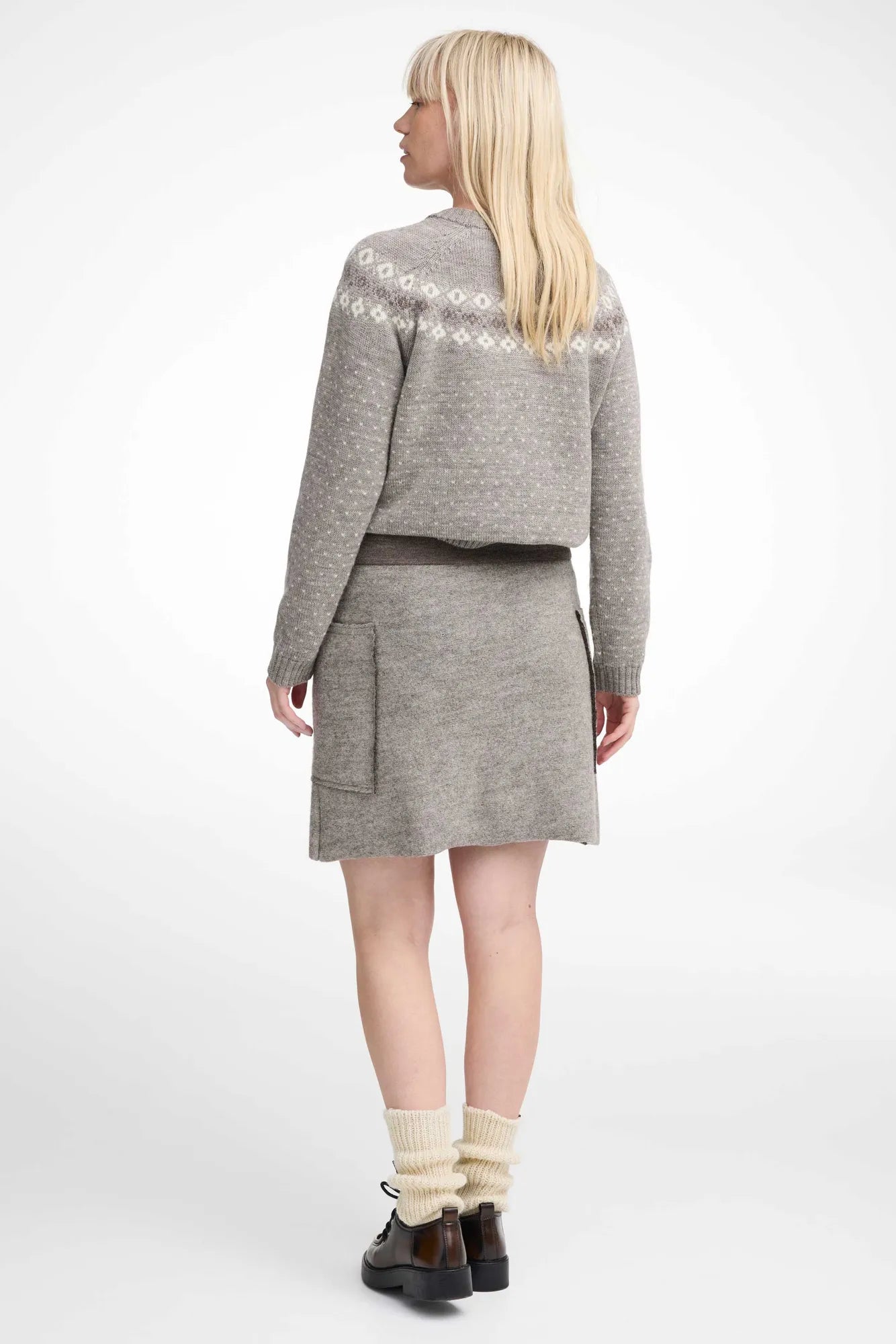 Ivanhoe NLS Lily Skirt Wollrock Latte 100% Wolle