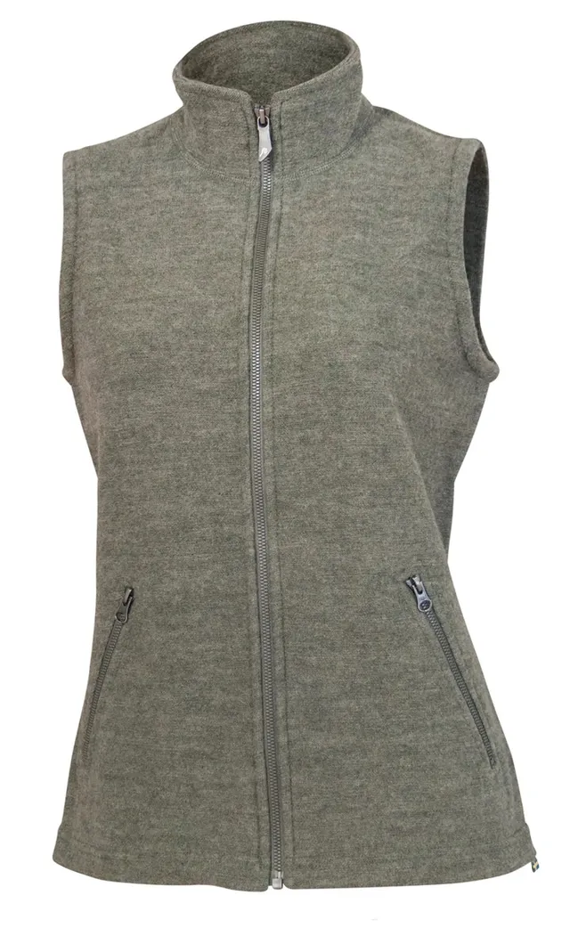 Ivanhoe Flora Vest Wollweste Lichen Green 60% Wolle