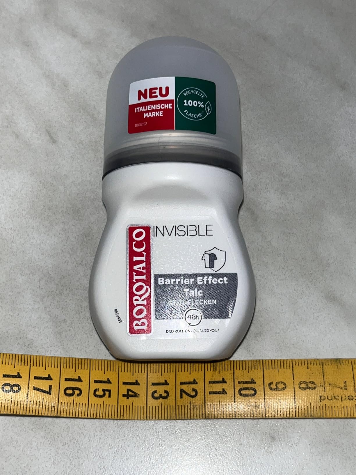 Borotalco Invisible Deo Roll-On 6x50 ml 48h Fleckenschutz