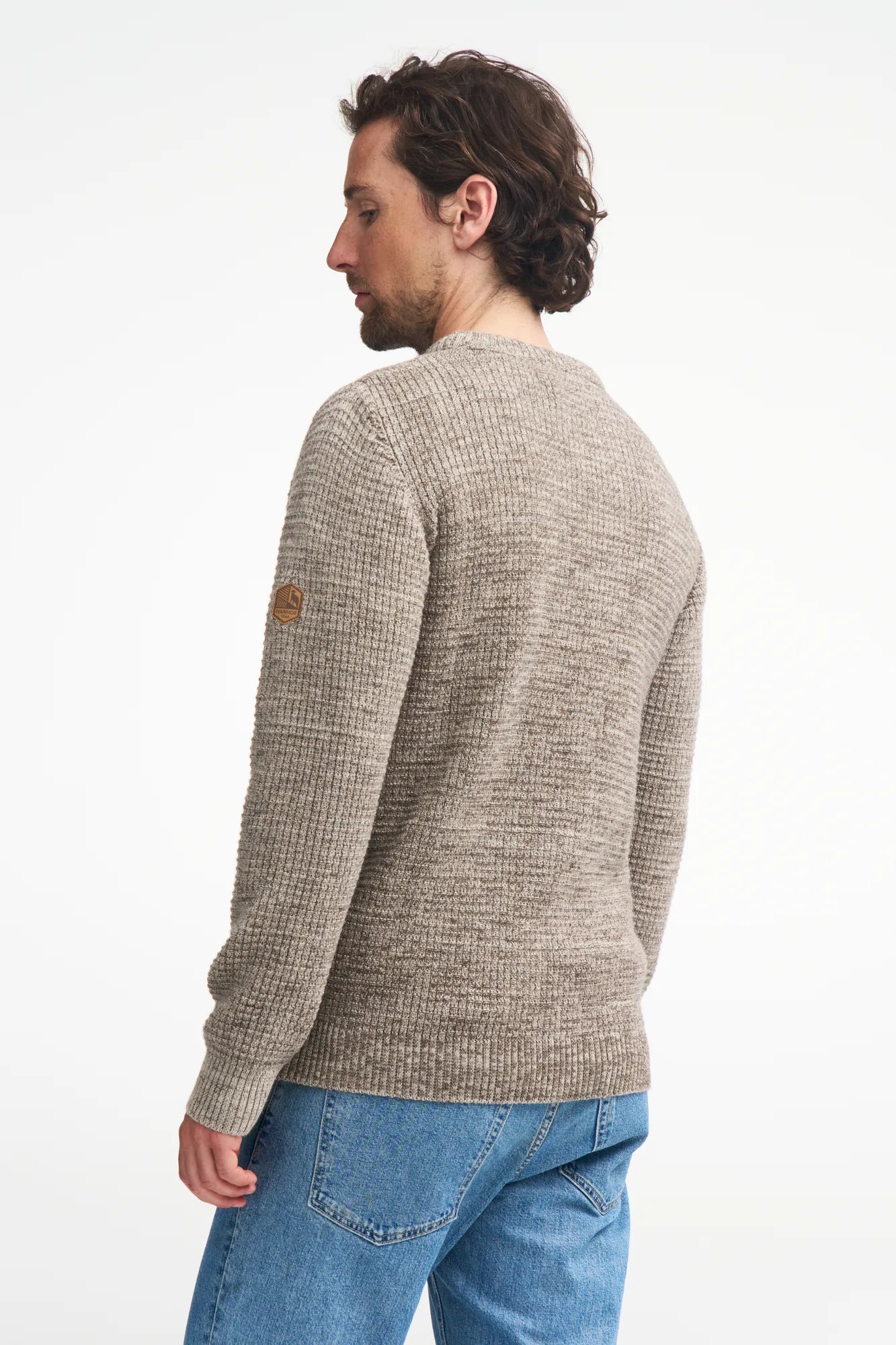 Ivanhoe NLS Petal Male Wollpullover Birch 100% Wolle Herren