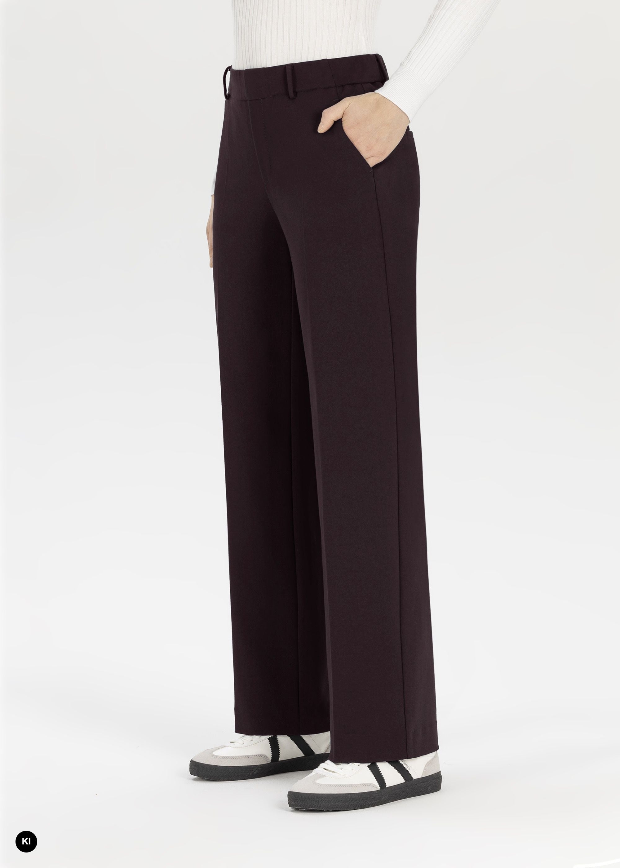 Stehmann Culotte Fenja Culotte chocolate plum Viskose-Jersey