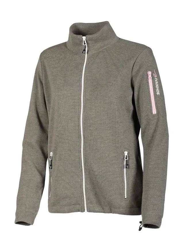 Ivanhoe Hedda Windbreaker Wolljacke Lichen Green Merino