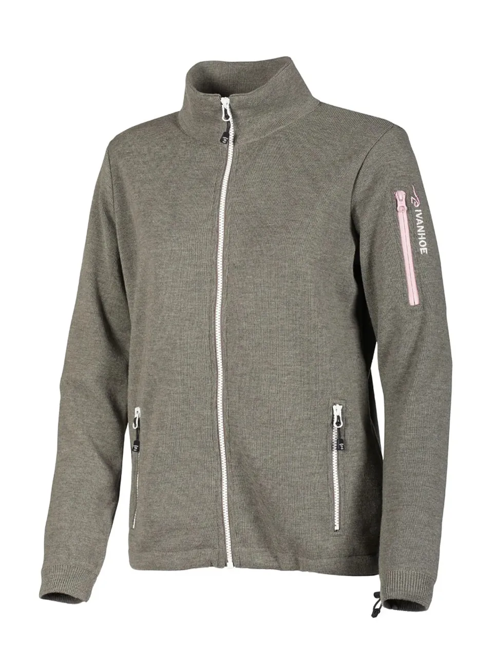 Ivanhoe Hedda Windbreaker Wolljacke Lichen Green Merino