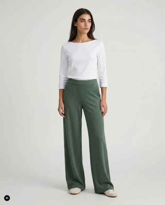 Stehmann Hamatit Hose spirulina green Scuba Suede