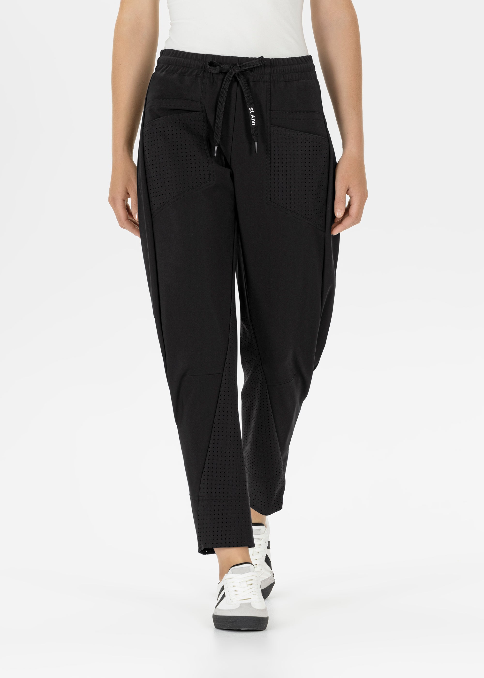 Stehmann Raveni Jogpants 7/8 bonded schwarz O-Shape