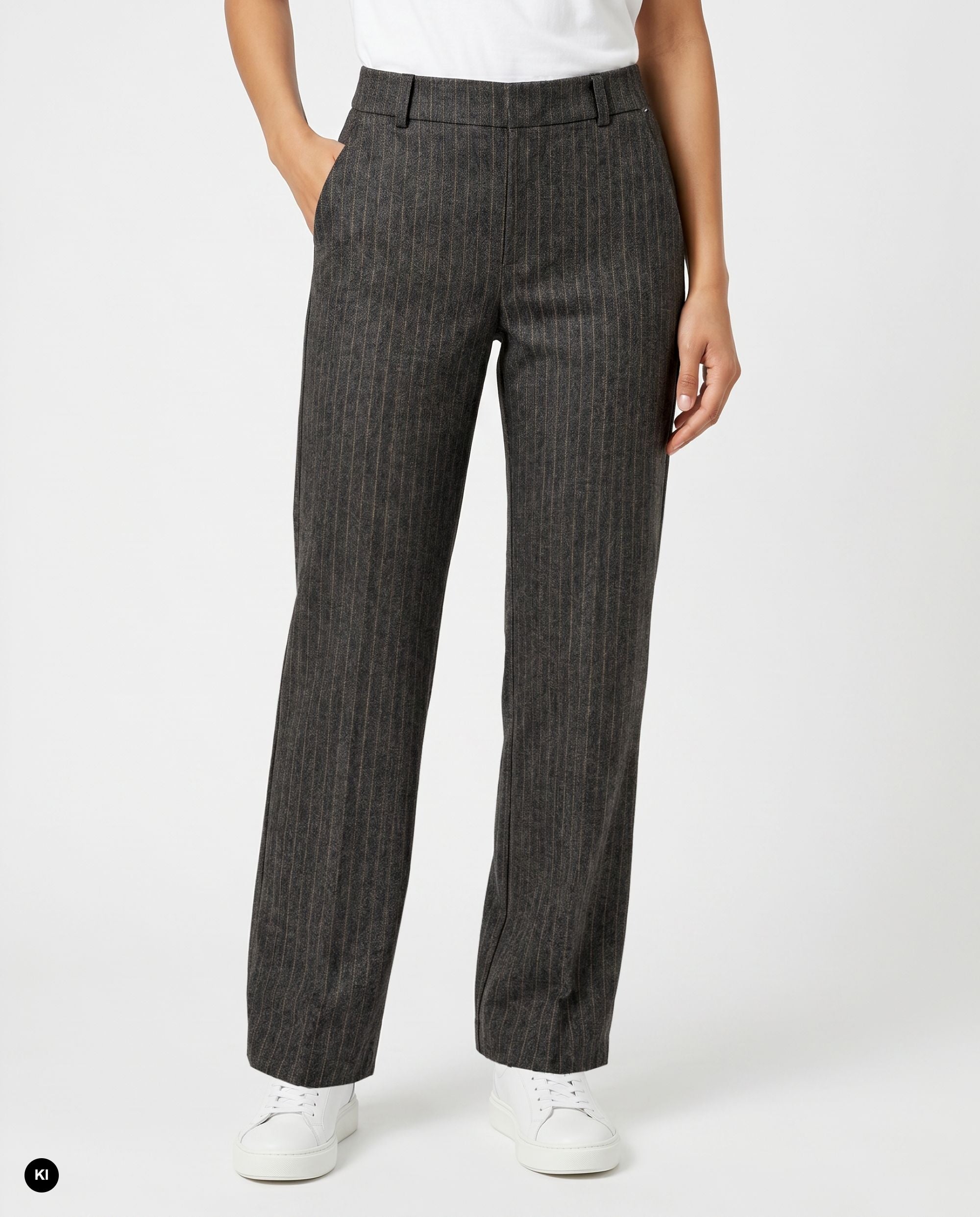 Stehmann Fenja Classic Pinstripes Culotte anthrazit