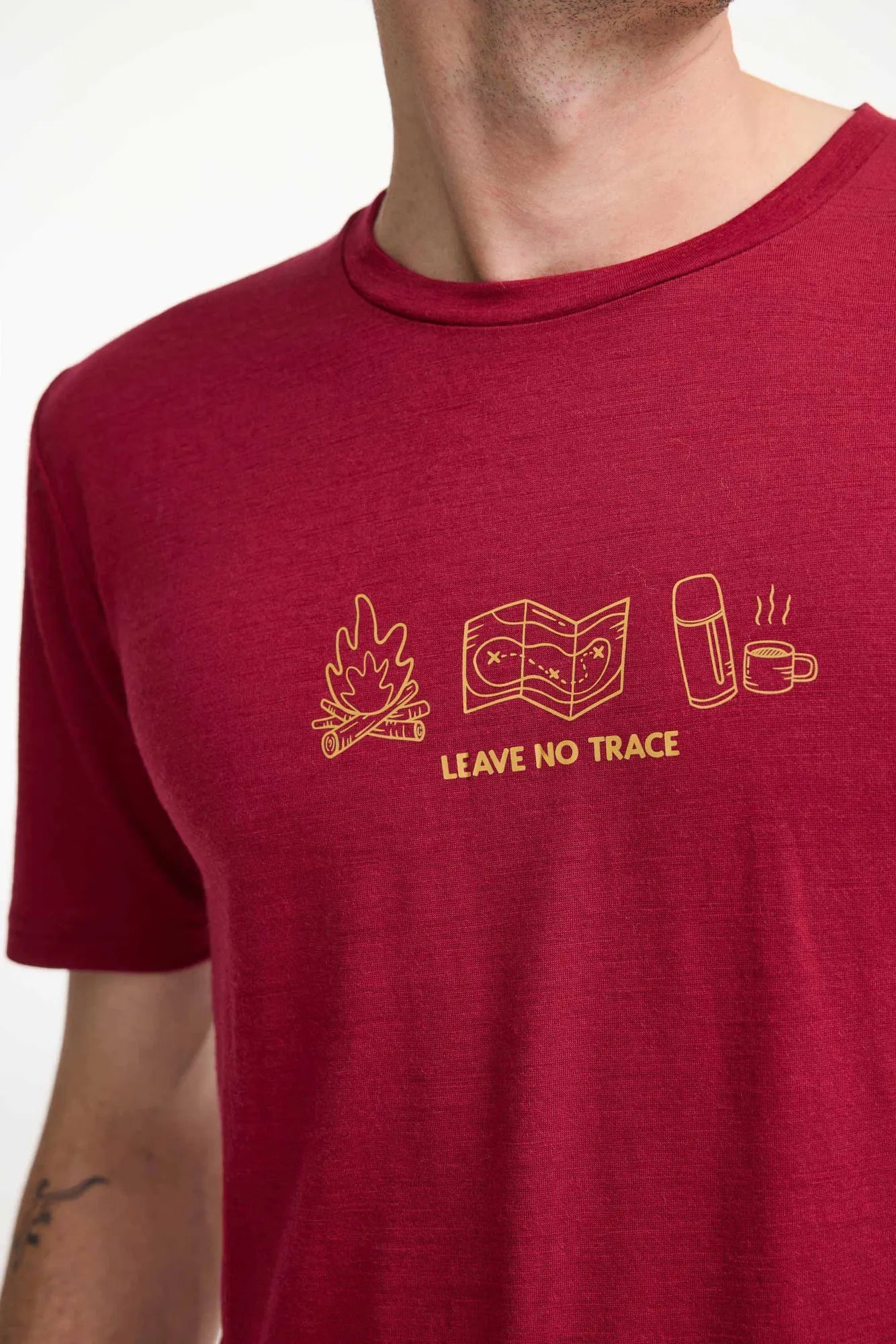 Ivanhoe Ceasar Adventure T-Shirt Herren S Royal Cherry Merino