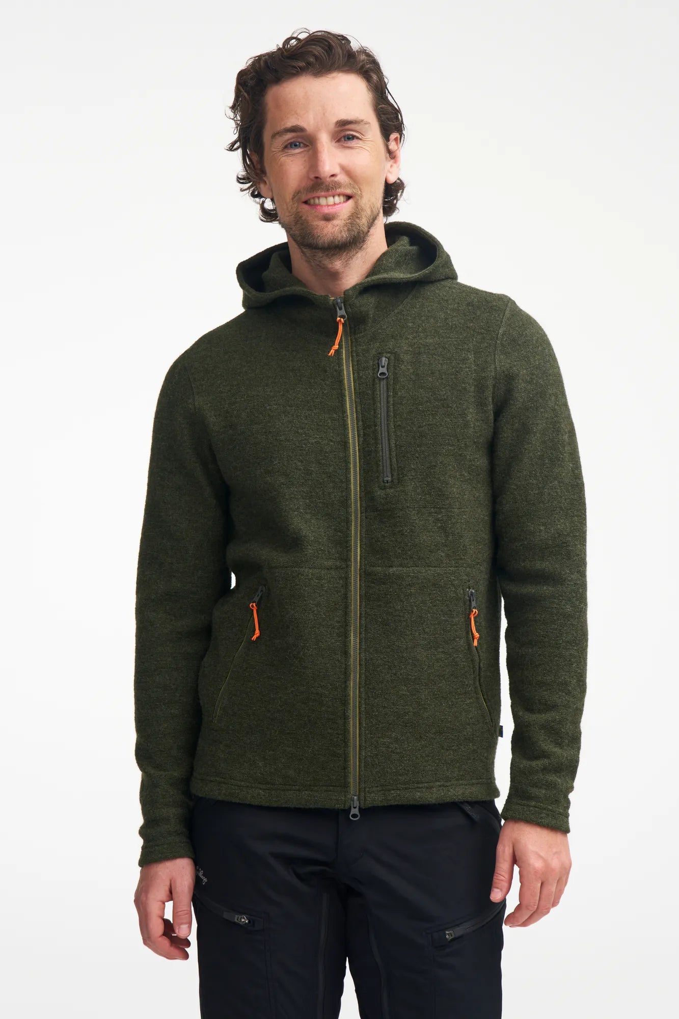 Ivanhoe Titus Hood Wollhoodie Black S-XXL 98% Wolle