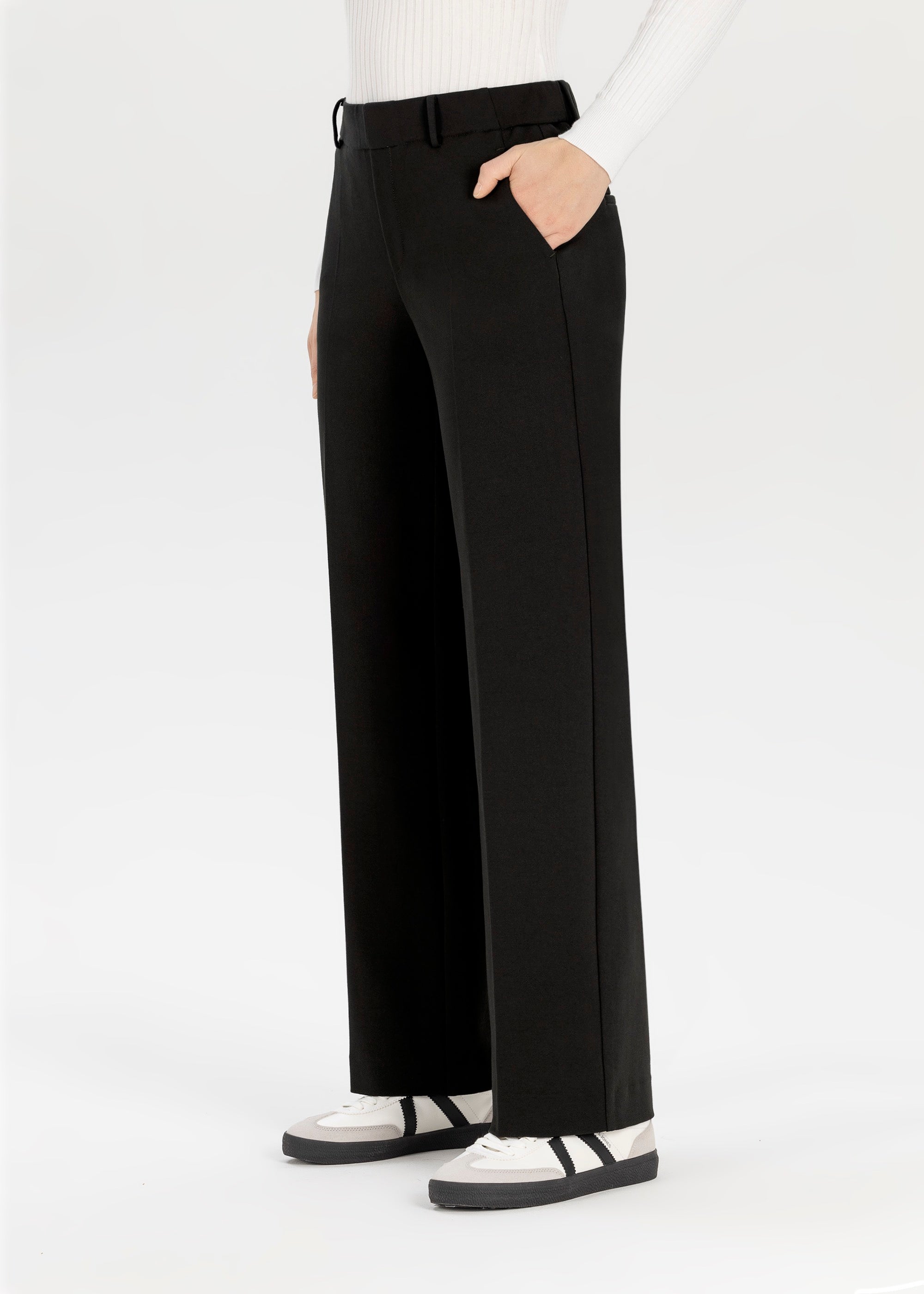 Stehmann Fenja Culotte schwarz Viskose-Jersey
