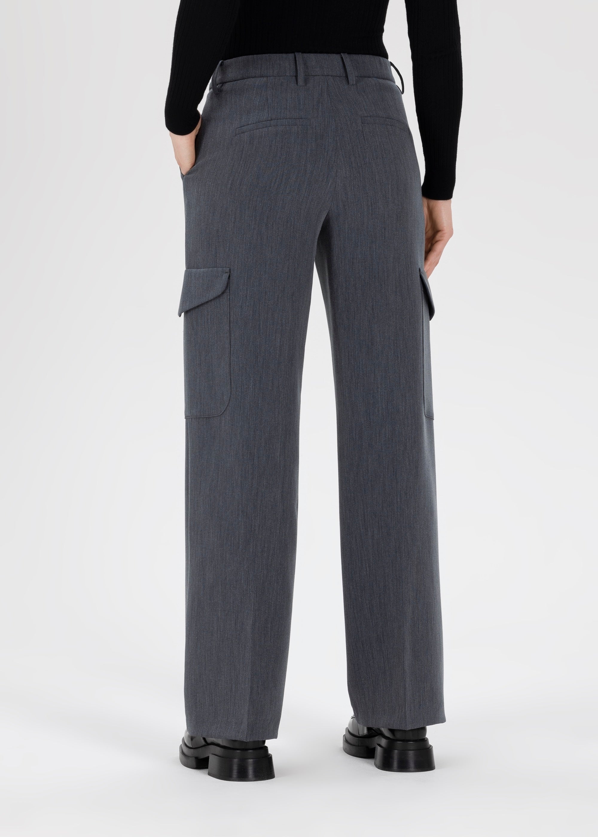 Stehmann Firrara Cargohose grau Bi-Stretch Gr.34-46
