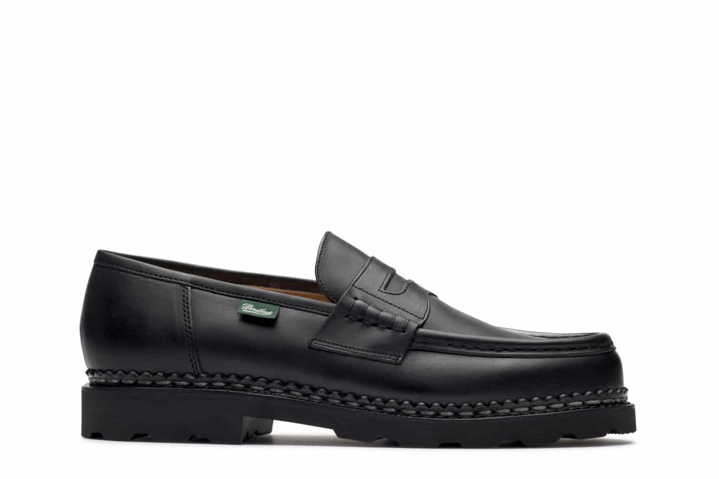 Paraboot Reims Loafer Leder Noir Glattleder