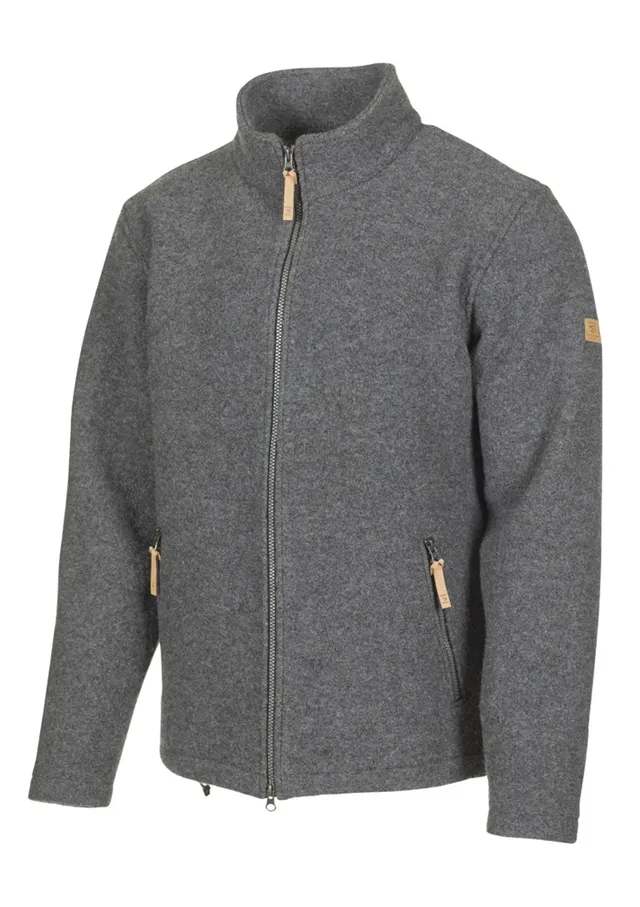 Ivanhoe Brunstorp GY Wolljacke Herren grau 100% Wolle 800g