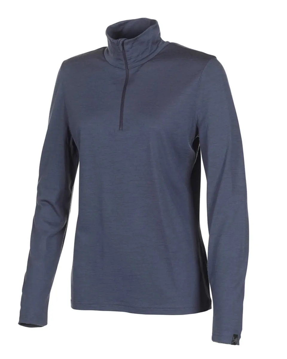 Ivanhoe Underwool Stella Half Zip Steelblue 160g 40