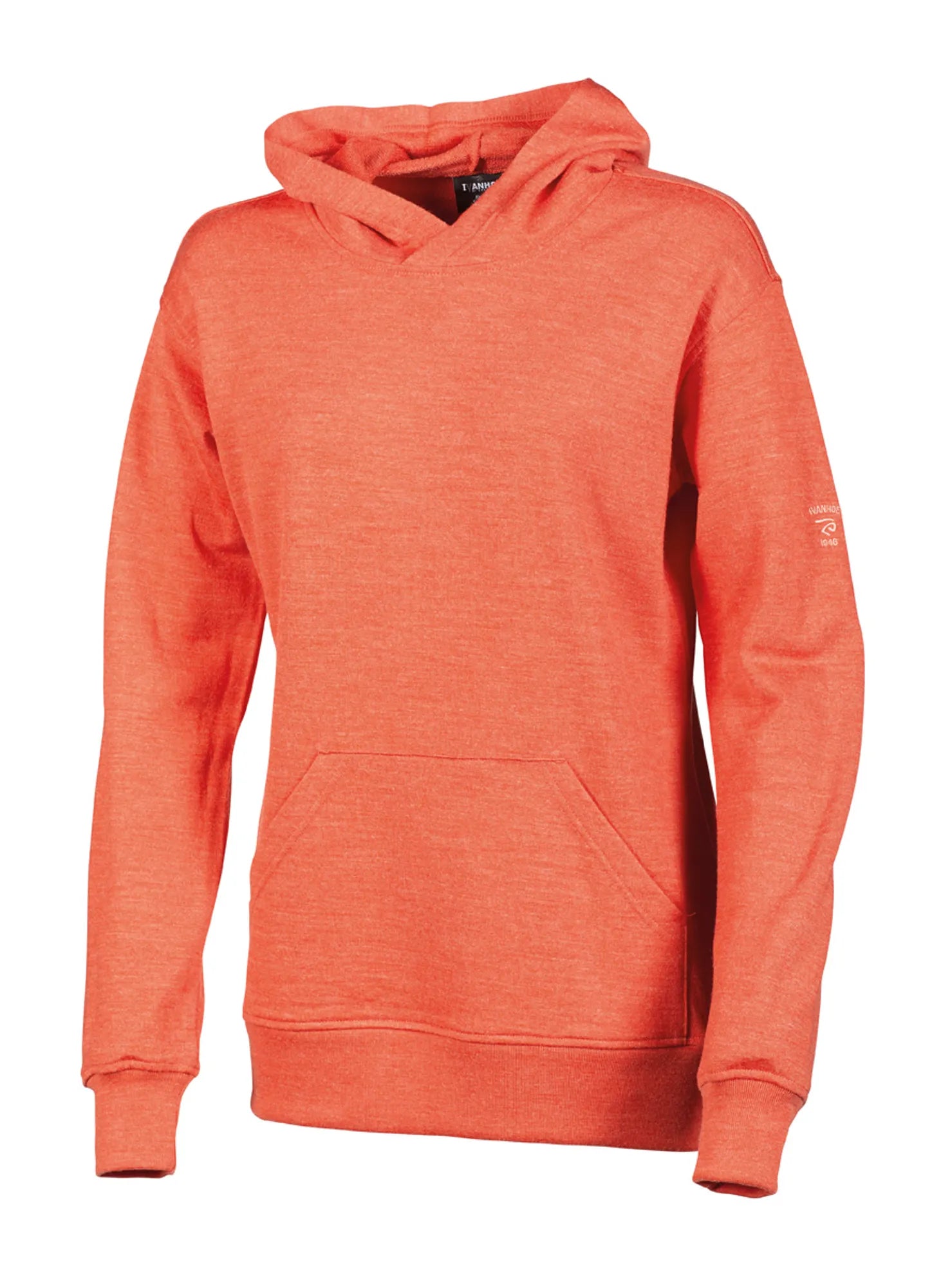 Ivanhoe Gy Zuri Hood Coral Rose Wollhoodie Damen 320g