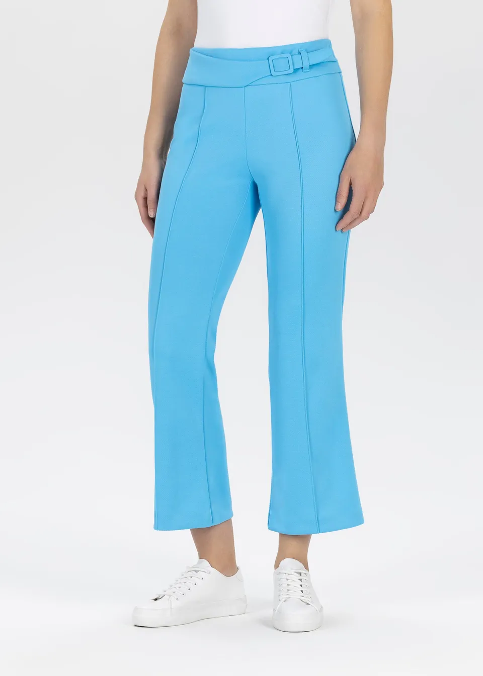 Stehmann Ina 7/8 Hose Gürtel Bonnie Blue Jersey