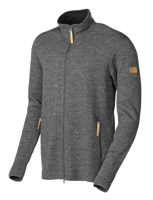 Ivanhoe Volmar Full Zip Strickjacke Grau 69% Wolle
