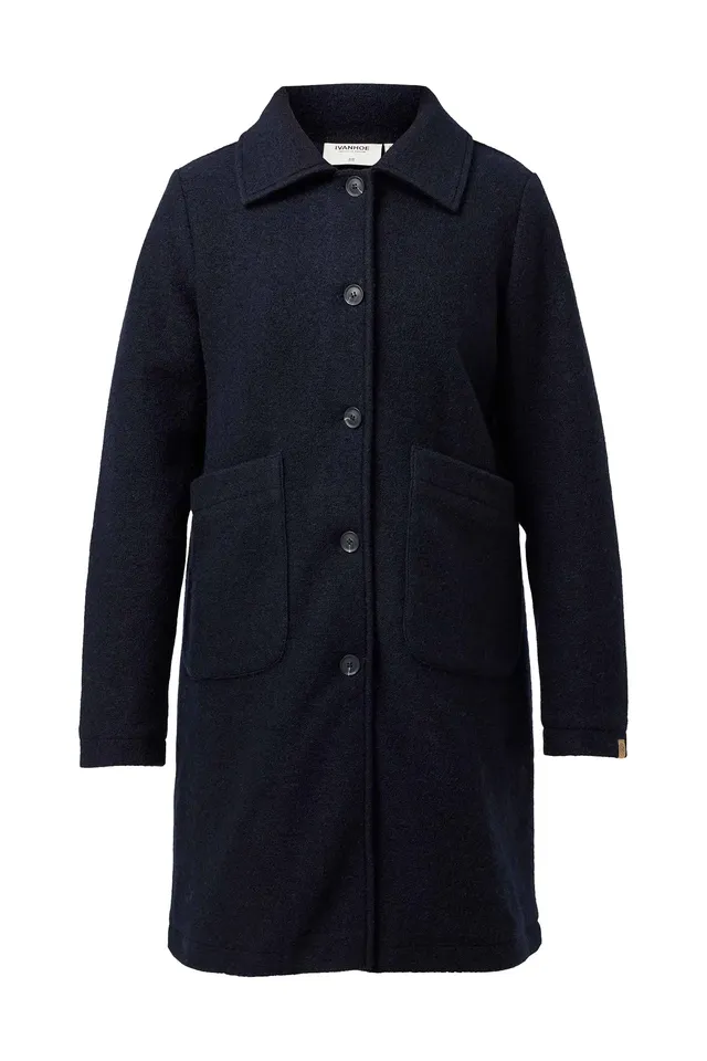 Ivanhoe GY Aplared Wollmantel Navy 100% Wolle Gr. 36-46