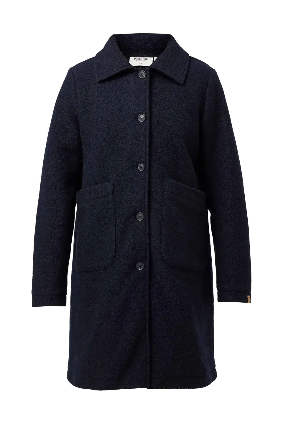 Ivanhoe GY Aplared Wollmantel Navy 100% Wolle Gr. 36-46