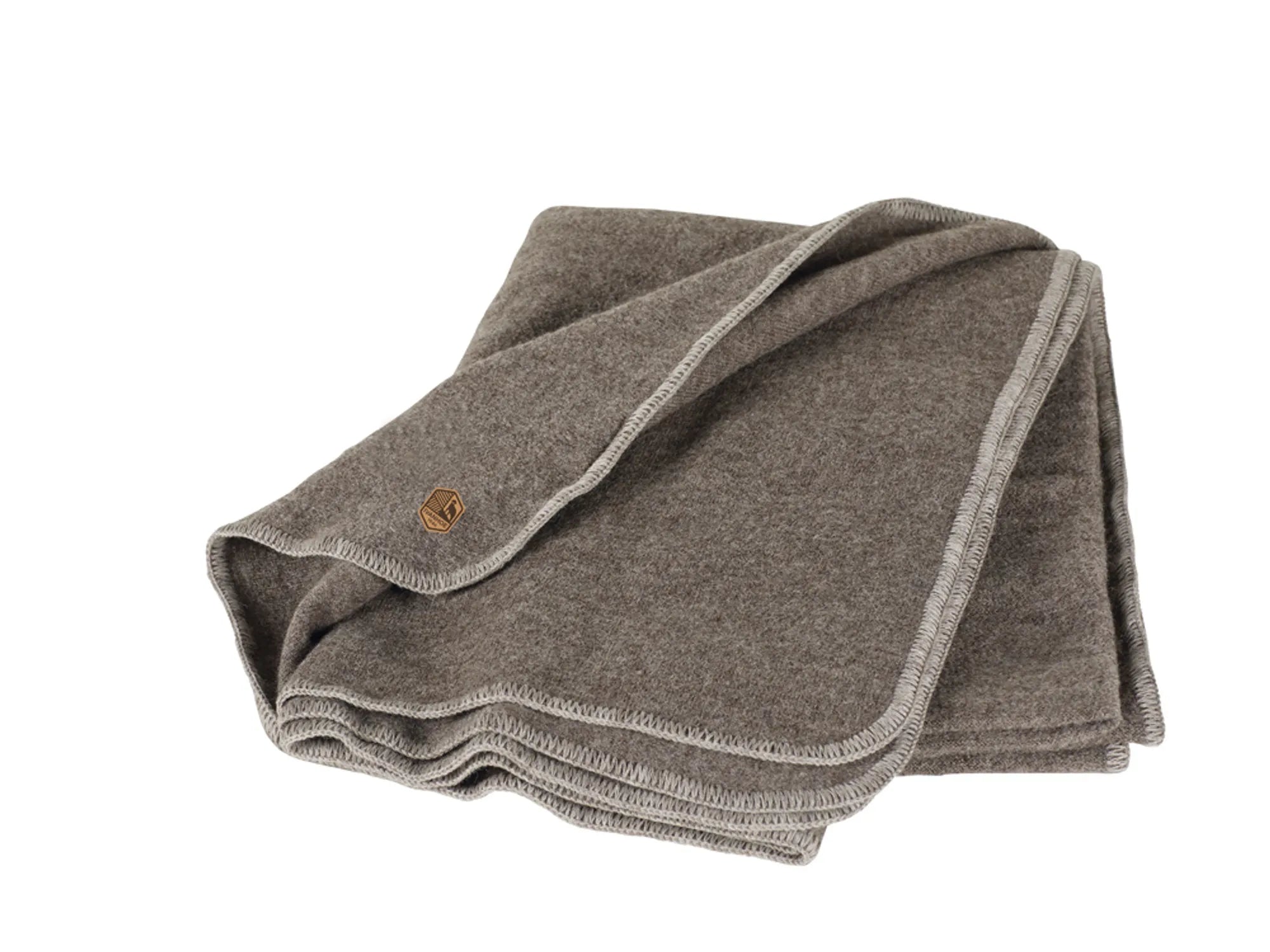 Ivanhoe NLS Blanket Solid Wolldecke Nutmeg 120x190