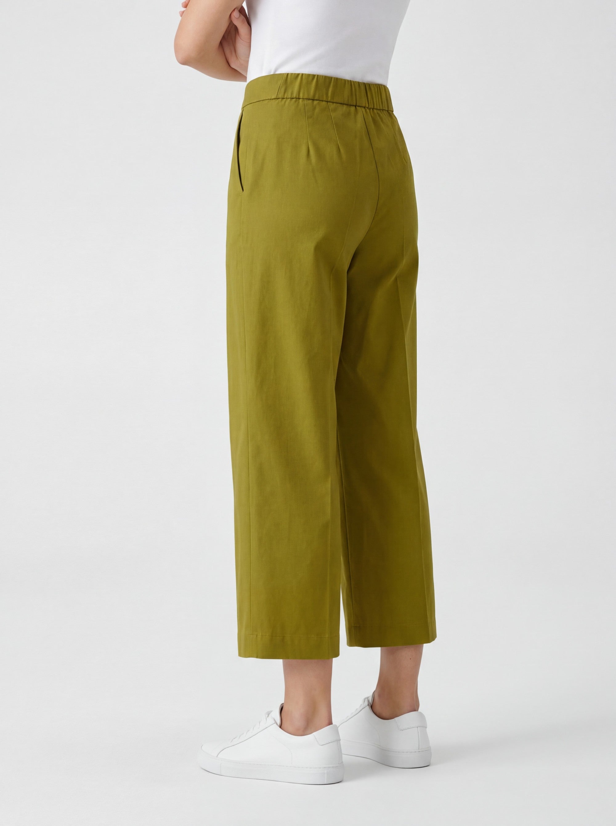 Stehmann Fenja Culotte pistachio Gr. 34 Bengaline Wide-Leg
