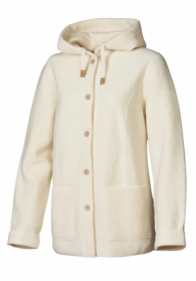 Ivanhoe NLS Dahlia Jacke Damen natural white Gr 38 Wolle
