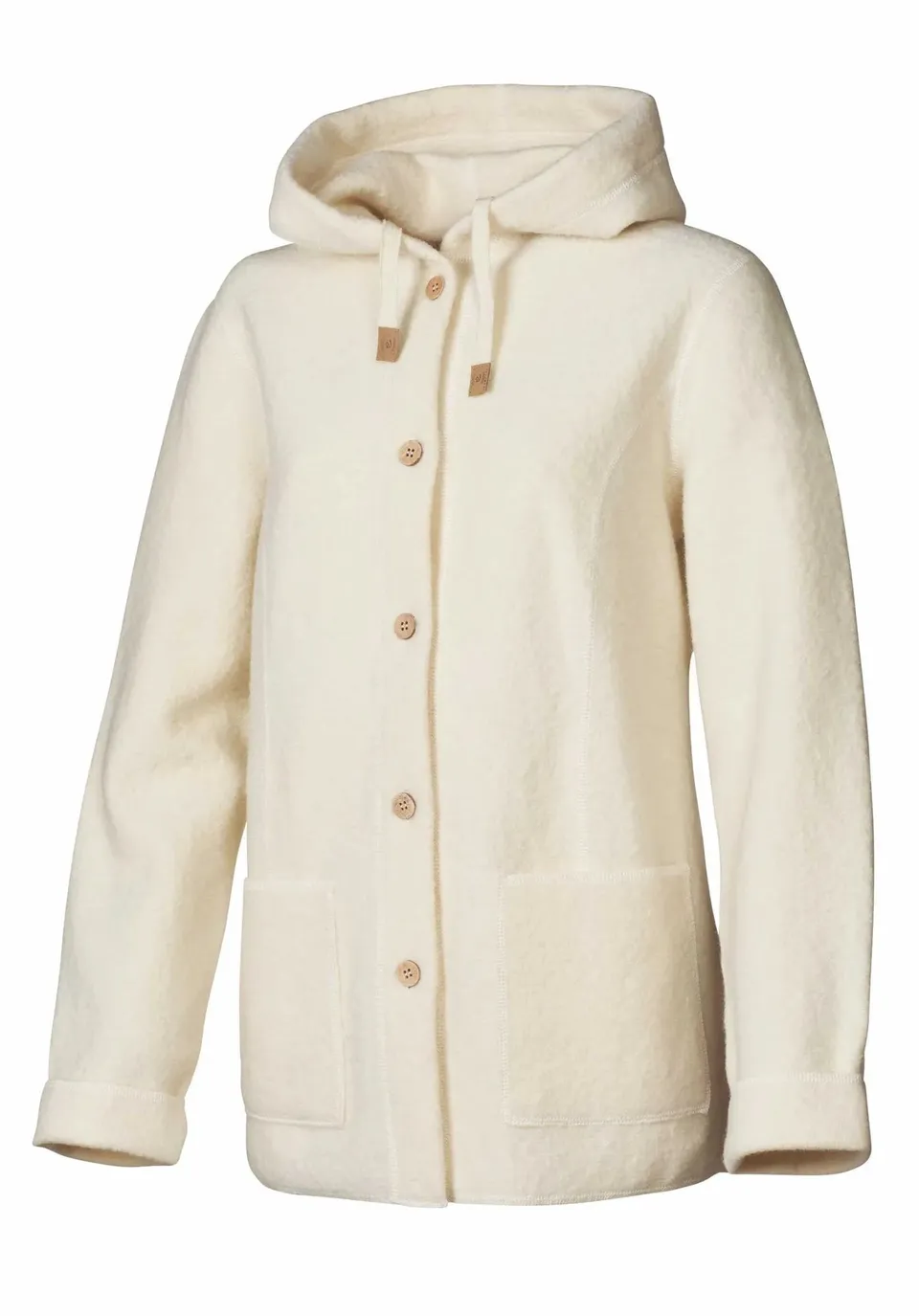 Ivanhoe NLS Dahlia Jacke Damen natural white Gr 38 Wolle